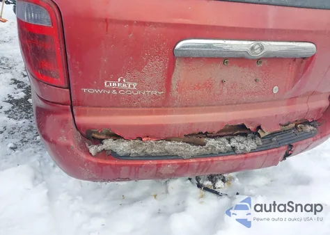 2001 Chrysler Town & Country Lxi z USA, uszkodzony, nr VIN 2C4GP54LX1R232155